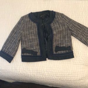 BCBG max azria tweed blazer